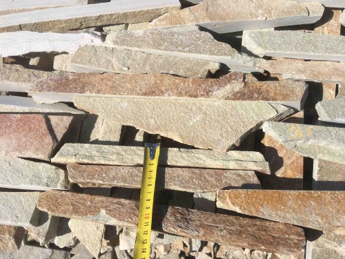 Горбушка златолит золотистый для облицовки купить в Нальчике