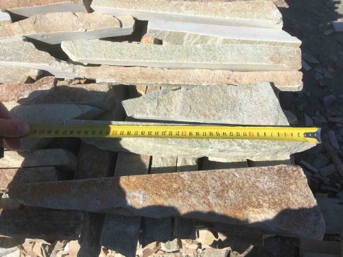 Горбушка златолит золотистый для облицовки купить в Нальчике