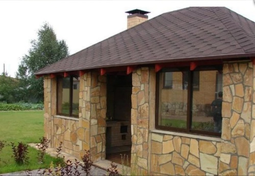 Плитняк златолит жёлтый золотистый для фасада 1,5-3см купить в Нальчике