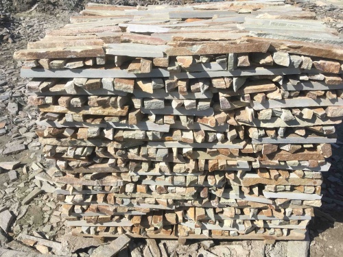 Горбушка златолит золотистый для облицовки купить в Нальчике