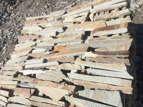 Горбушка златолит золотистый для облицовки купить в Нальчике