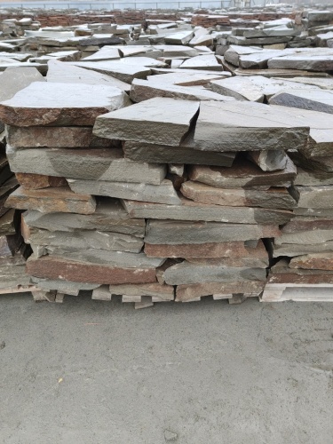 Плитняк песчаник серо-зелёный для мощения 60-65 мм купить в Нальчике